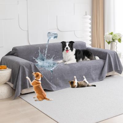 100% Double-Sided Waterproof Dog Sofa Cover - Anti-Slip, Leakproof Couch Cover, Pet-Friendly Couch Protectors for Puppy, Large Dog, Kids and Pets